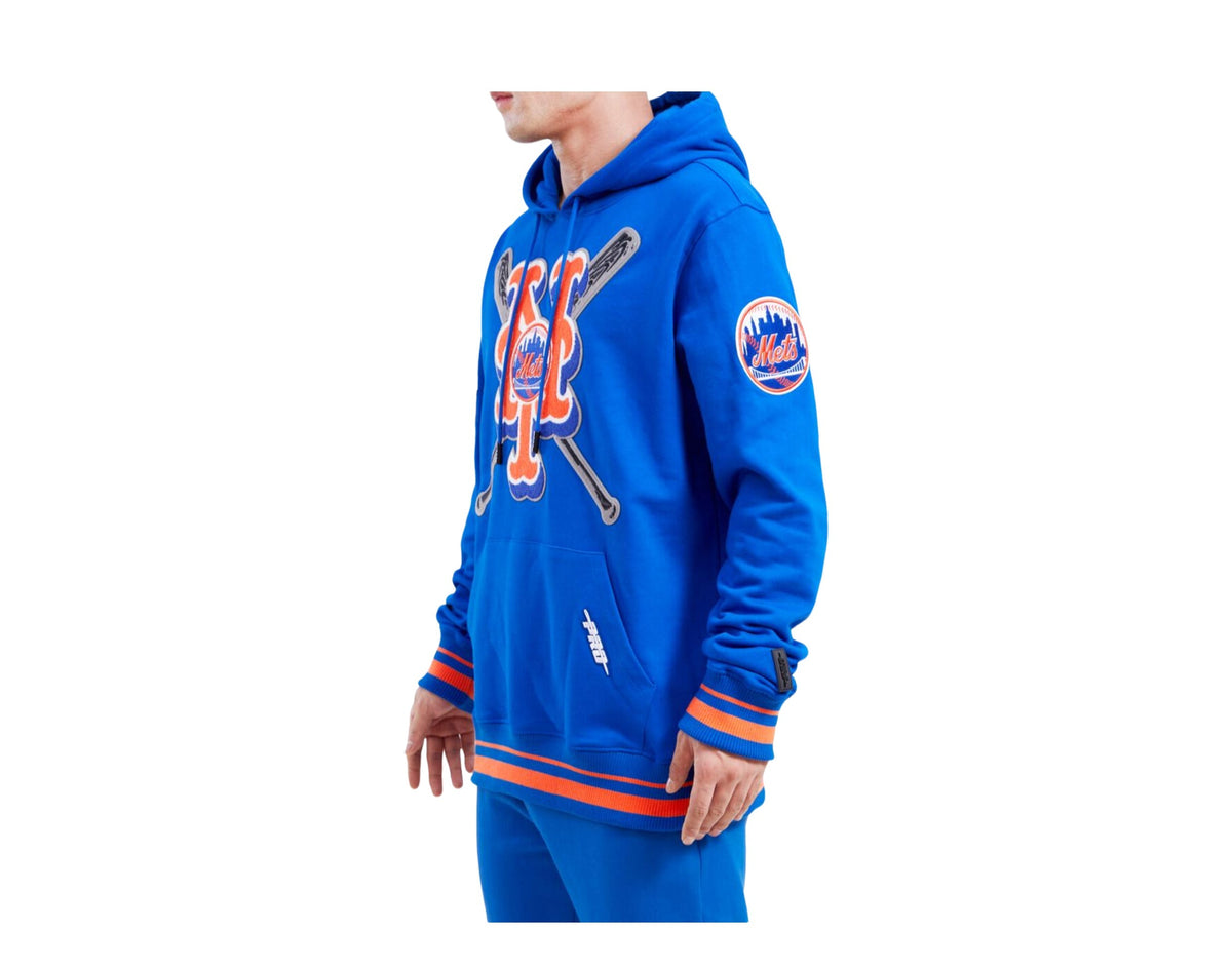 Pro Standard New York Mets Mash Up Logo Men's Hoodie — Royal/Blue