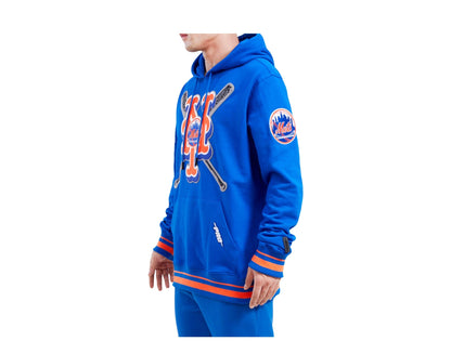 Pro Standard New York Mets Mash Up Logo Men's Hoodie — Royal/Blue
