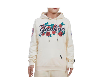 Pro Standard New York Yankees Roses Men's Hoodie — Eggshell