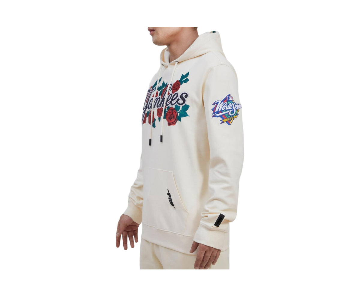 Pro Standard New York Yankees Roses Men's Hoodie — Eggshell