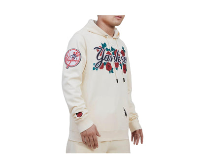 Pro Standard New York Yankees Roses Men's Hoodie — Eggshell
