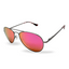 Matte Grey Pink Mirror Polarized