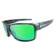 Matte Grey Woody Demi w/ Green Mirror Polarized