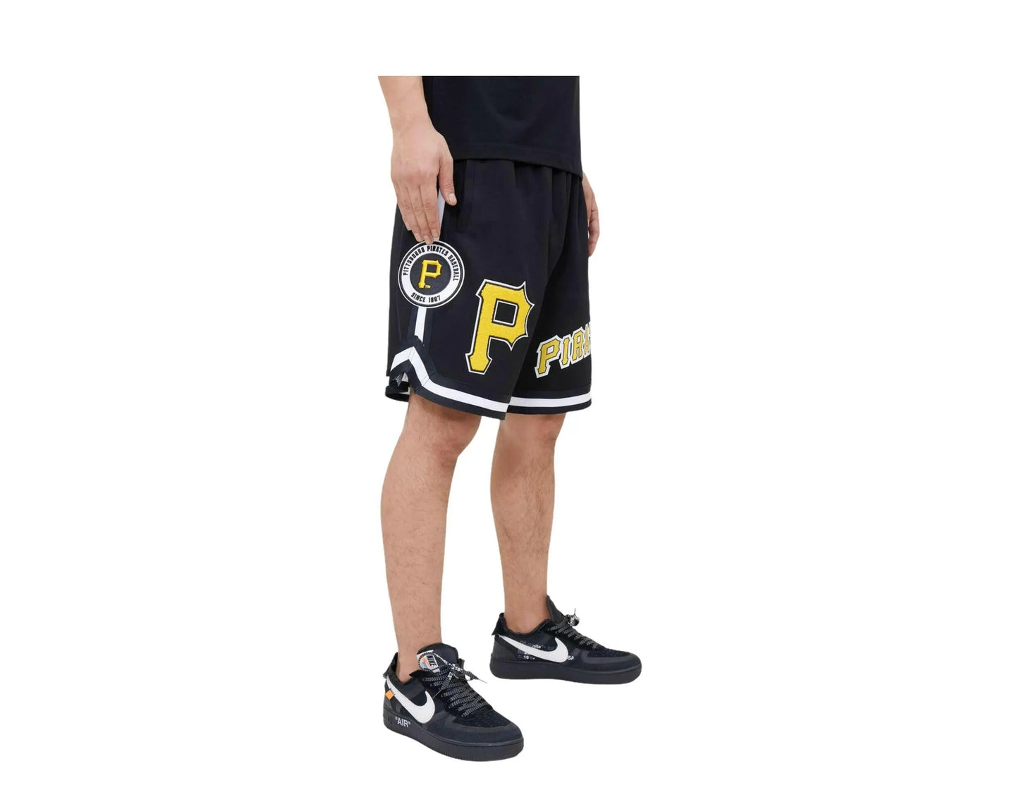 Pro Standard Pittsburgh Pirates Pro Team Men Jogger Shorts Black