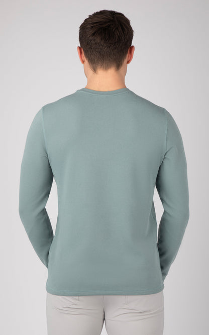 Mens Supreme Hyperlite Waffle Long Sleeve Crew Neck Shirt