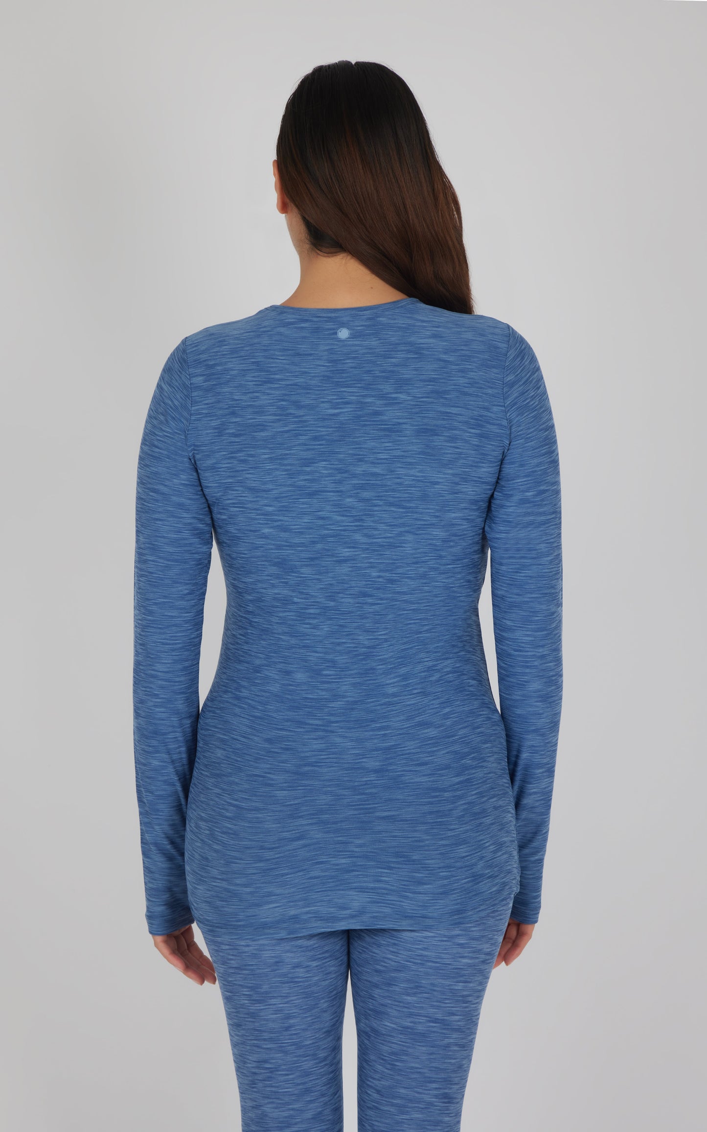 Maternity Heathered Long Sleeve Top