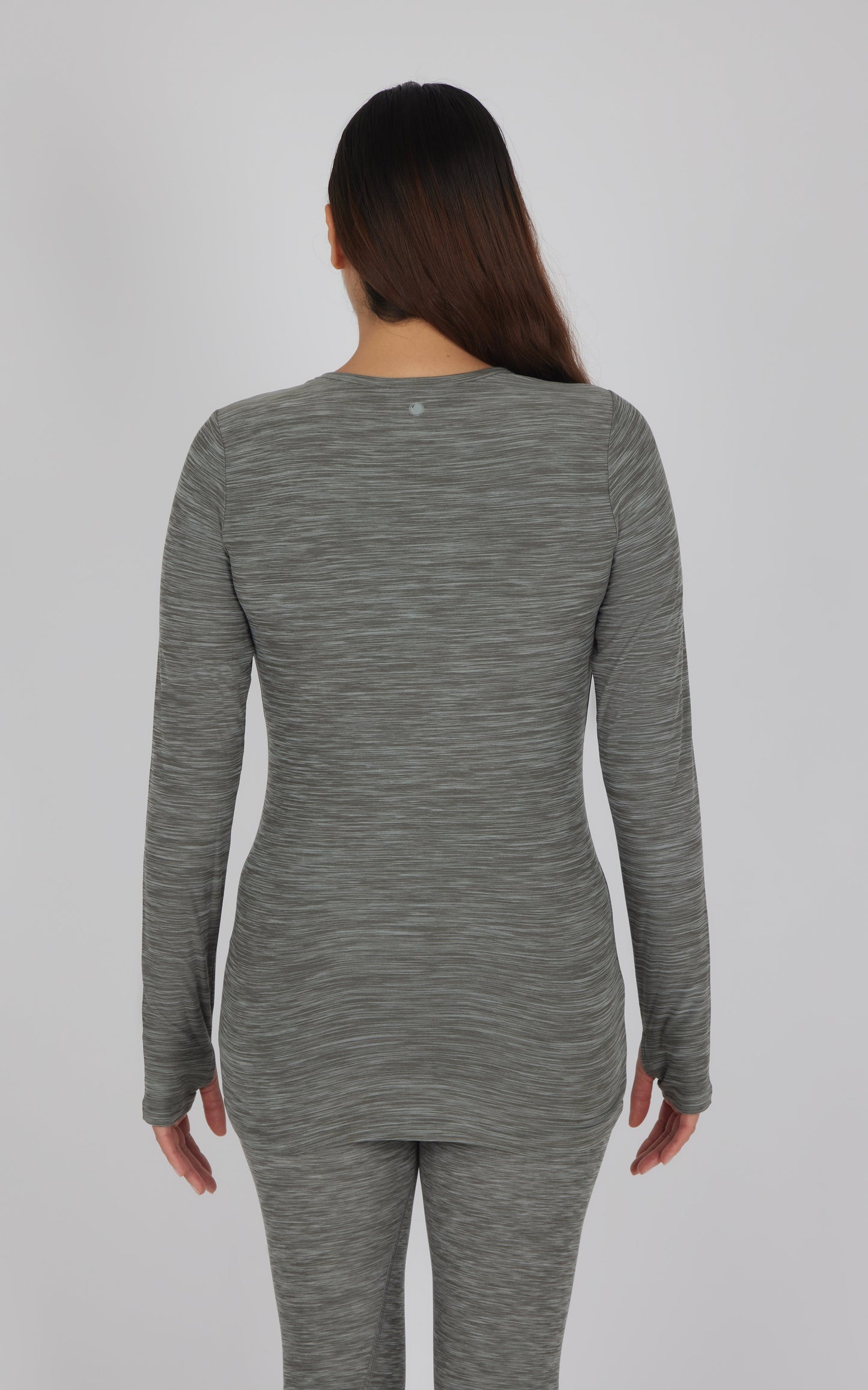 Maternity Heathered Long Sleeve Top