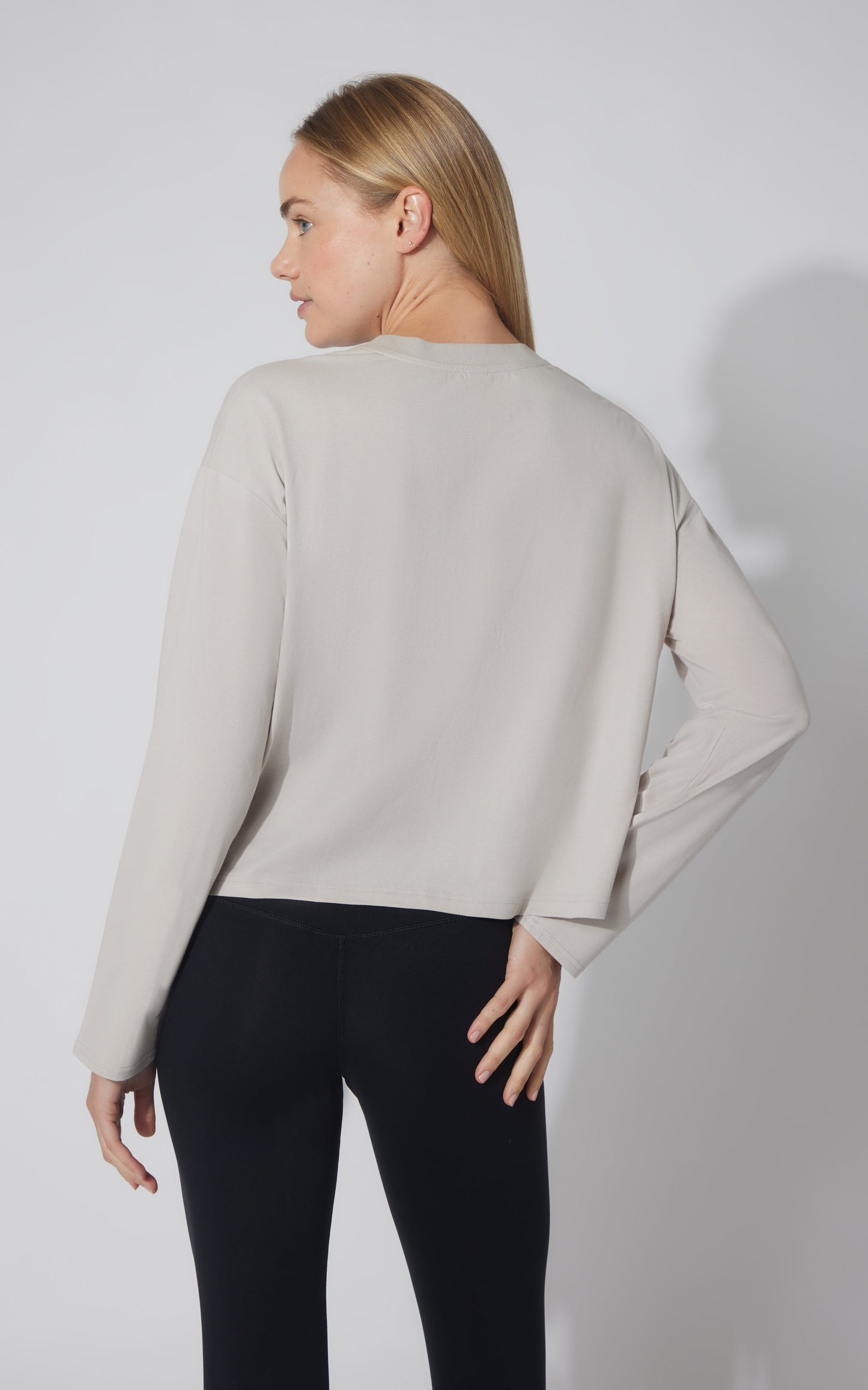 2 PK Cotton Deluxe Boxy Long Sleeve Top - Our Earthy Story