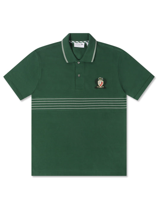 Lacoste Classic Fit Embroidered Shield Polo - Green