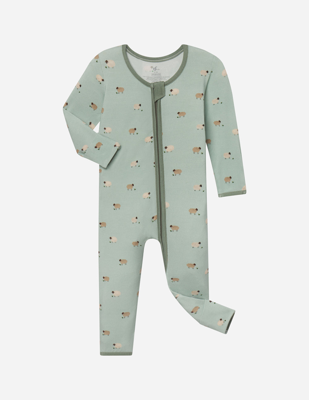 Elevated Faith Lamb Bamboo Convertible Footed Onesie