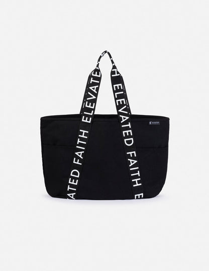 Elevated Faith The Large Everyday Black Tote
