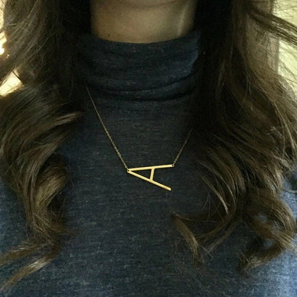 Mint & Lily Statement Initial Necklace