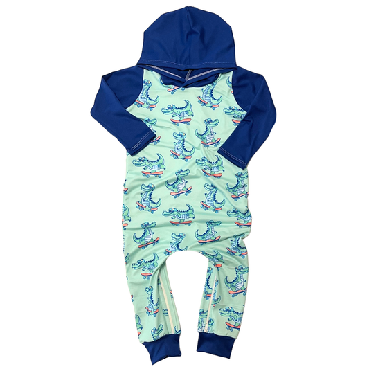 Later Gator Zip Romper