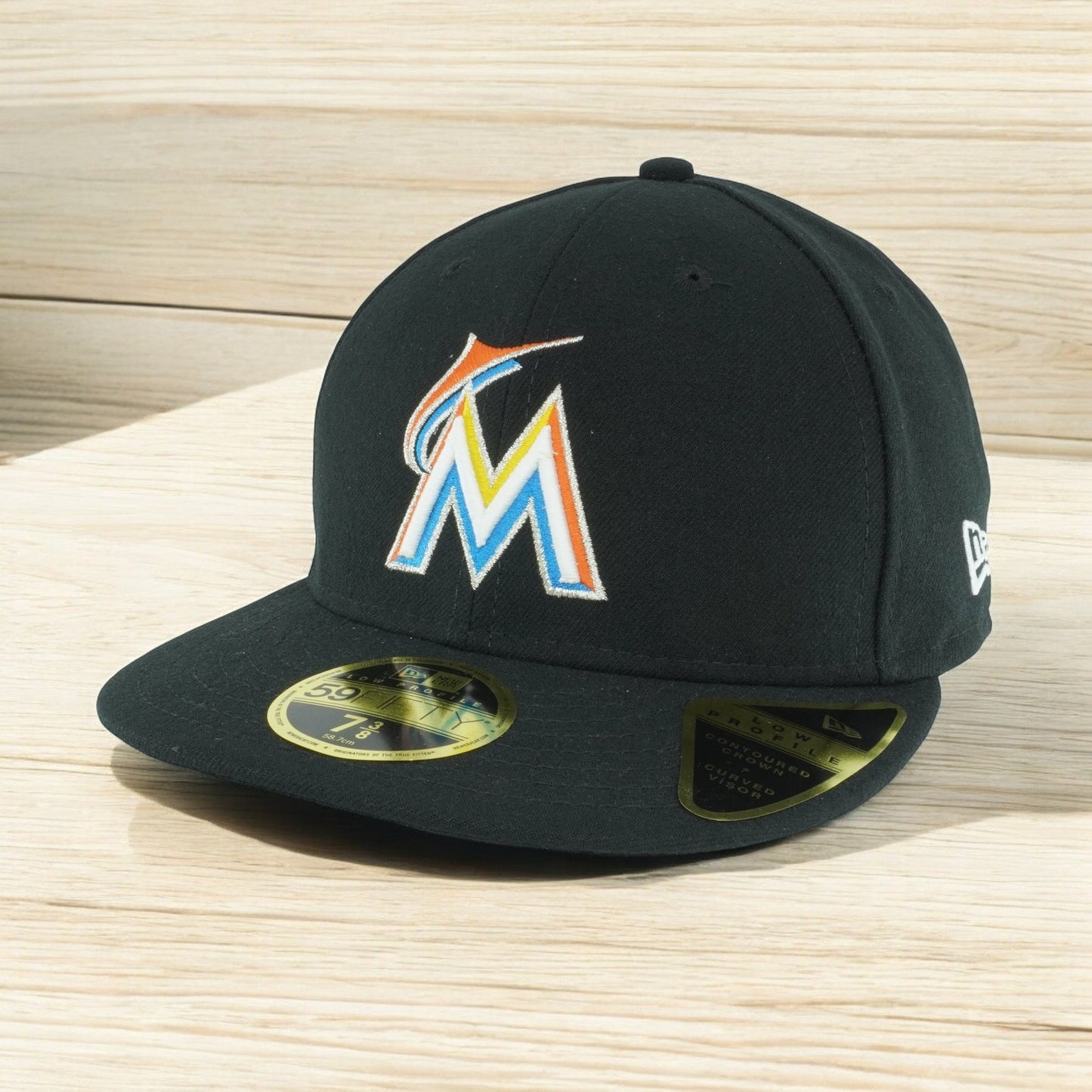 New Era Men's MLB Low Profile Authentic 5950 - Miami Marlins Home 2018