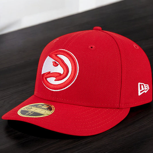 New Era Men's NBA 5950 Team Low Profile Fitted Hawks