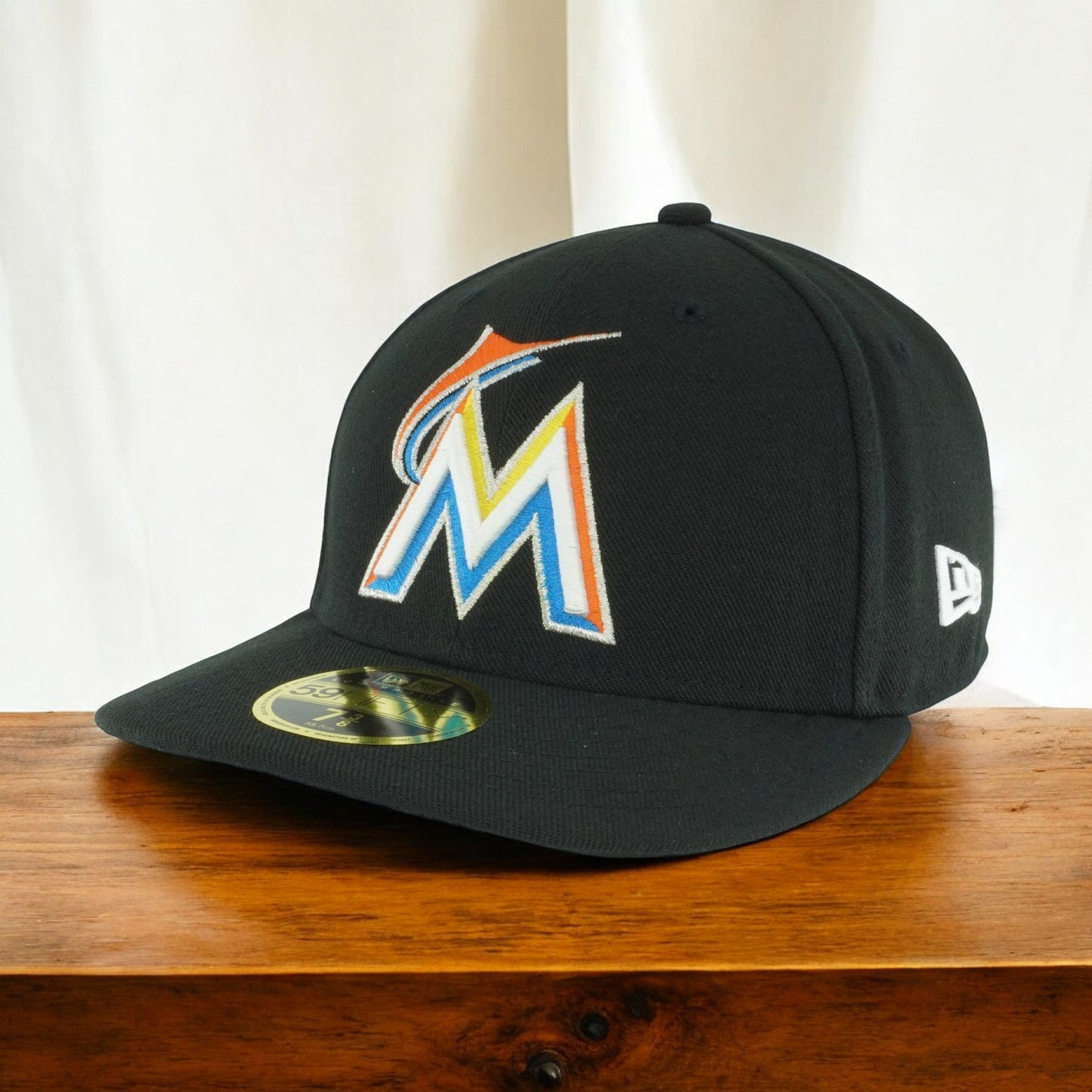 New Era Men's MLB Low Profile Authentic 5950 - Miami Marlins Home 2017