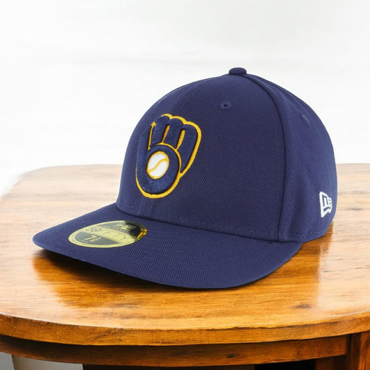 New Era Men's MLB Low Profile Authentic 5950 - Milwaukee Brewers 2017