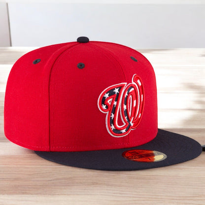 New Era Men's MLB 59Fifty Authentic Fitted Cap Nationals