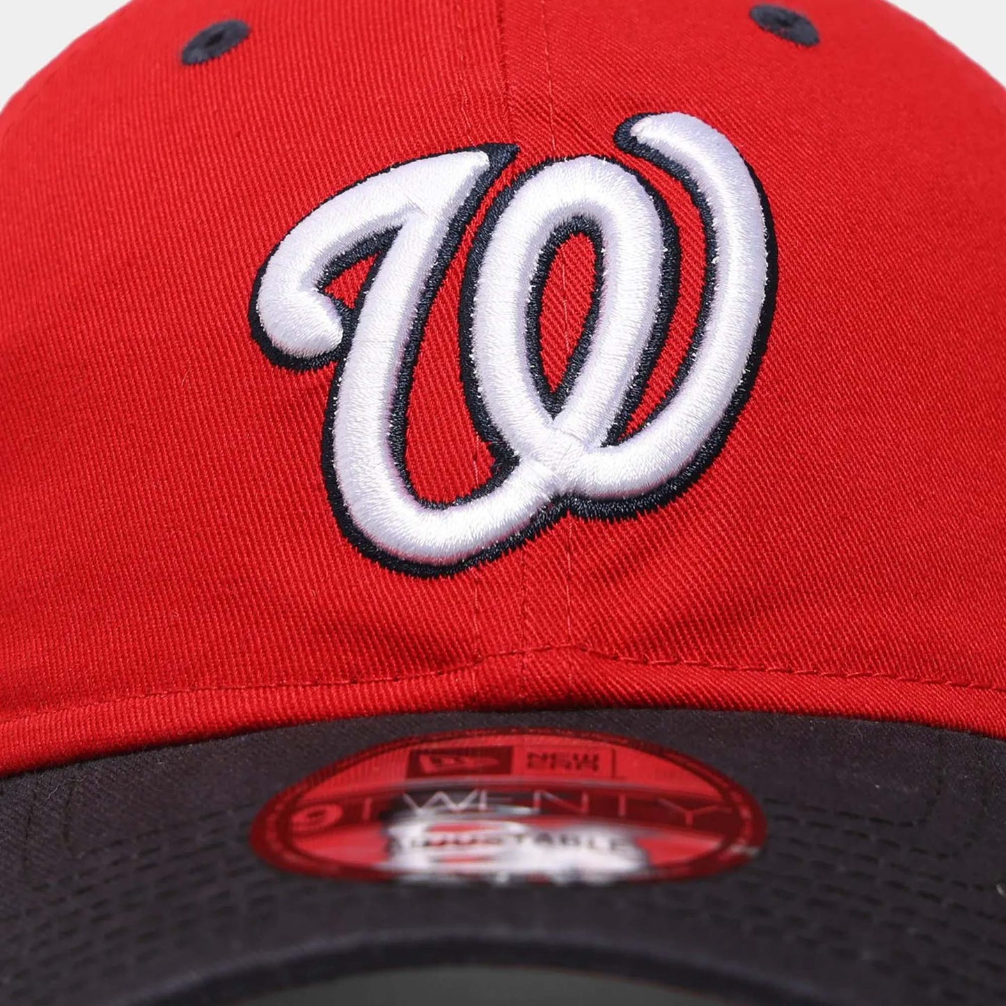 Men's New Era MLB Core Classic 9Twenty Strapback Hat - Nationals