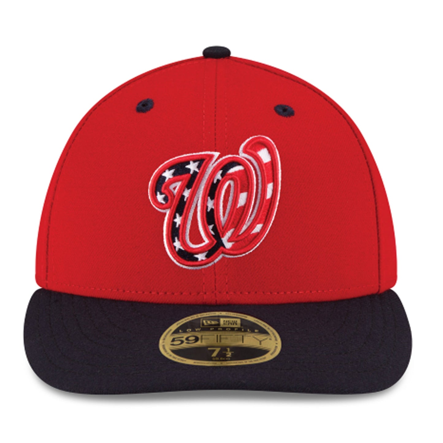New Era Men's MLB Low Profile Authentic 59Fifty Nationals