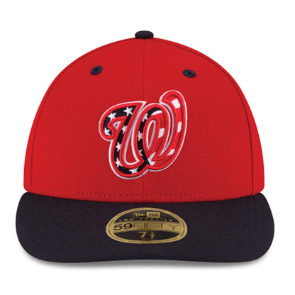 New Era Men's MLB Low Profile Authentic 59Fifty Nationals