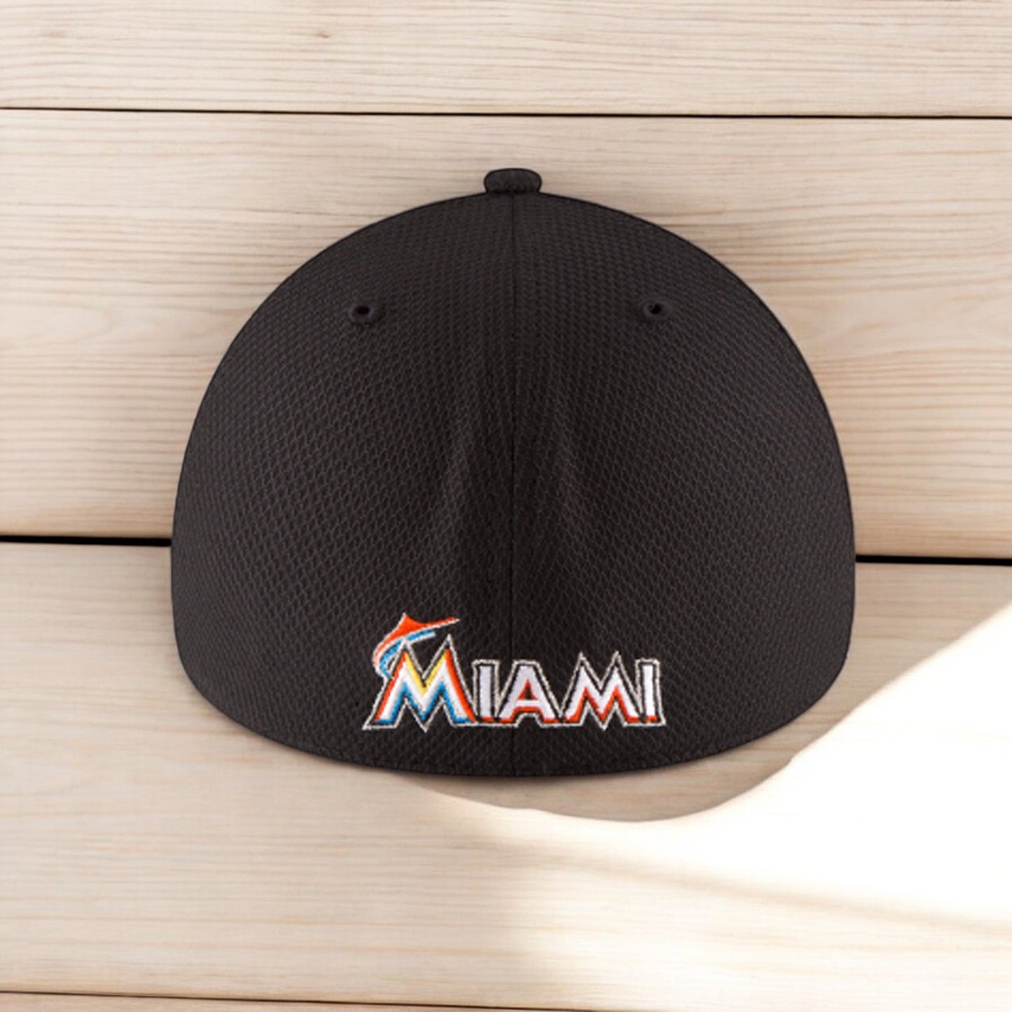 Men's New Era MLB 39Thirty Diamond Era Flex Fit Cap - Miami Marlins