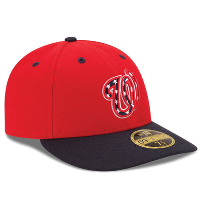 New Era Men's MLB Low Profile Authentic 59Fifty Nationals