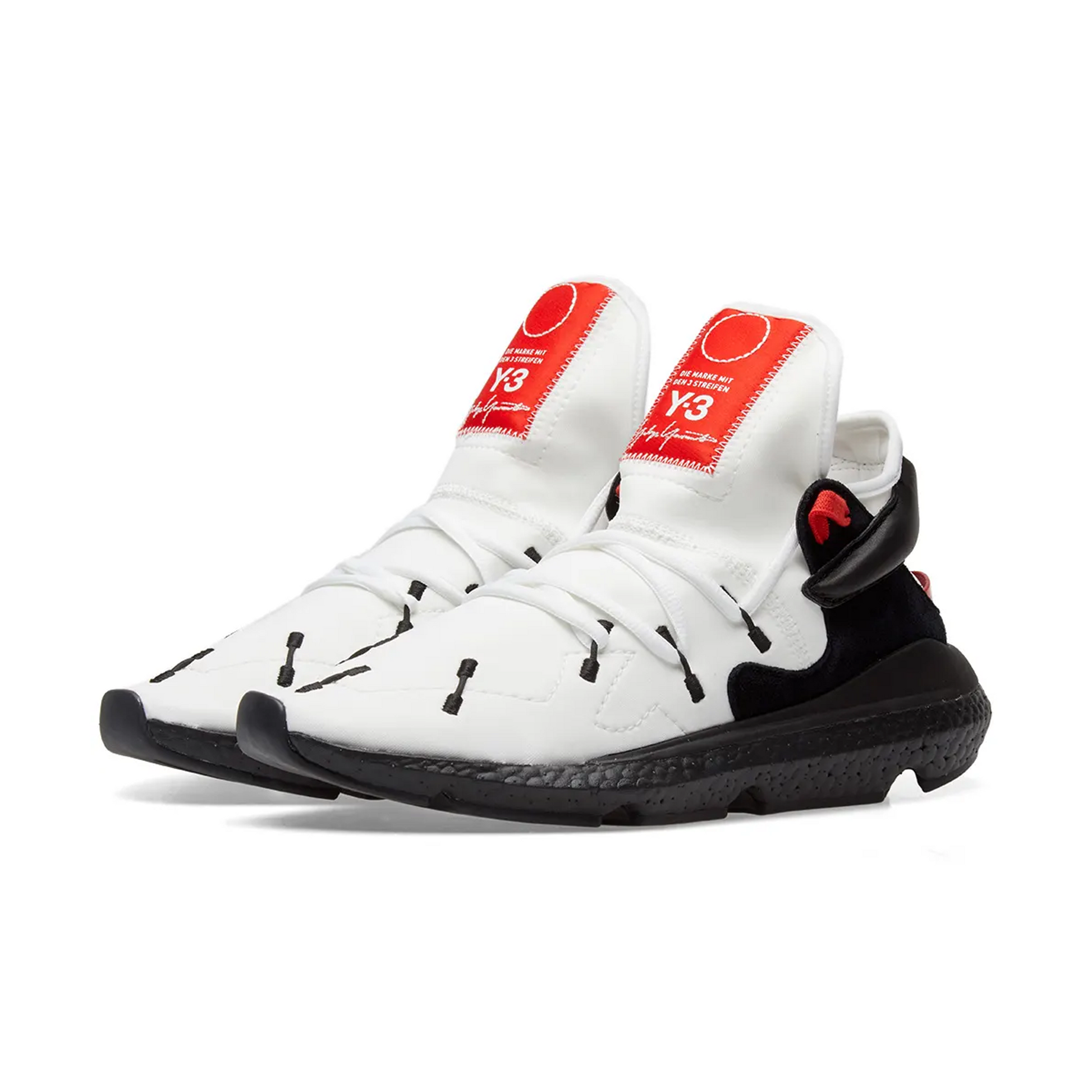 White/Black/Lush Red-