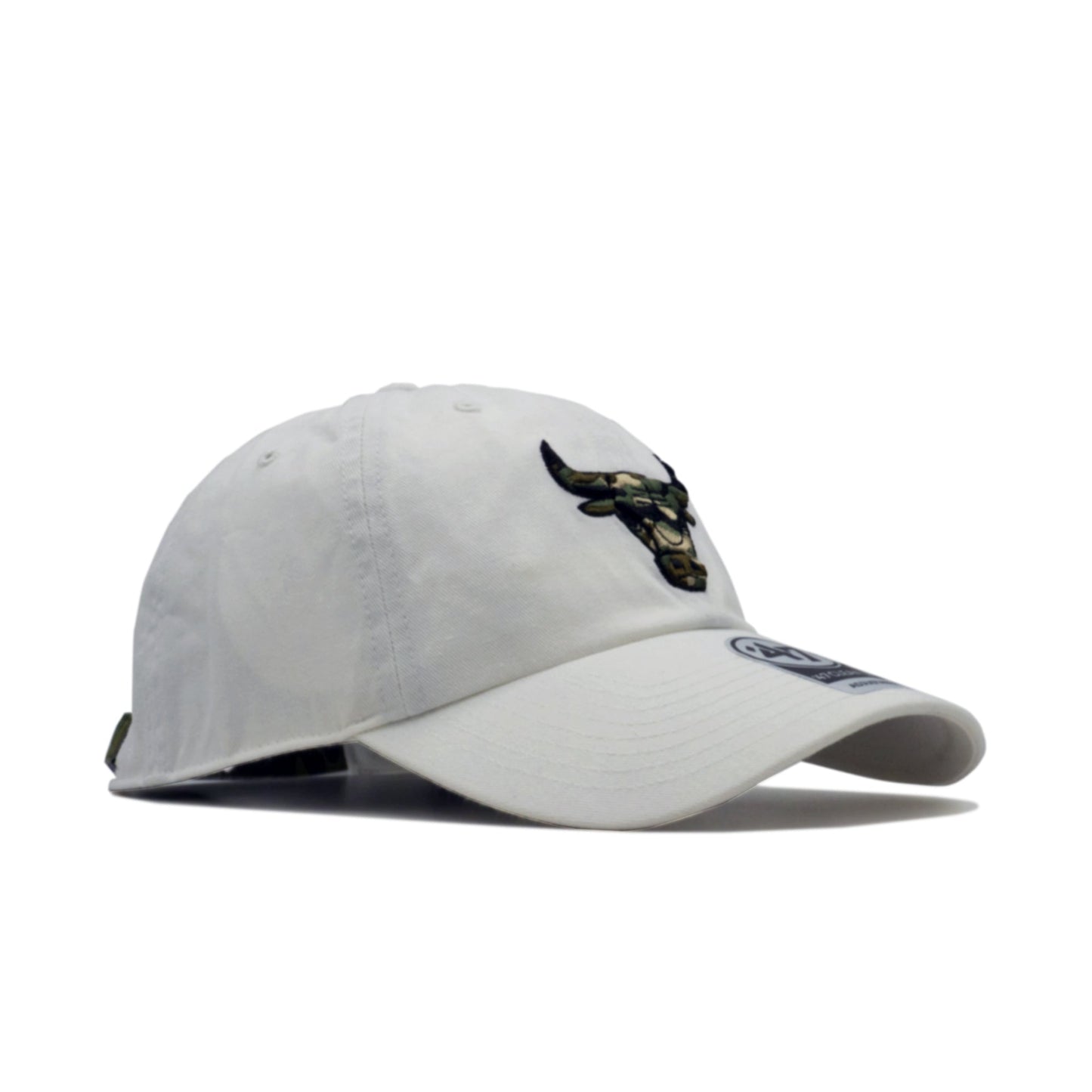 Men's 47 Brand Chicago Bulls Clean Up Strapback - White