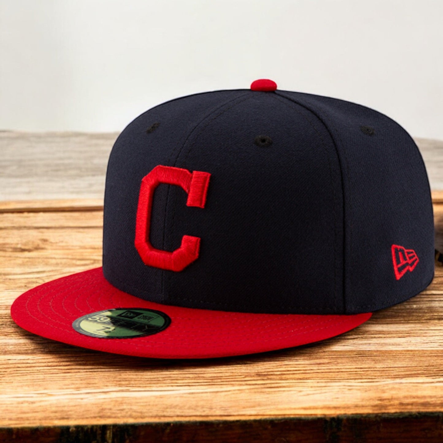 New Era Men's MLB 59Fifty Authentic Fitted Cap Indians