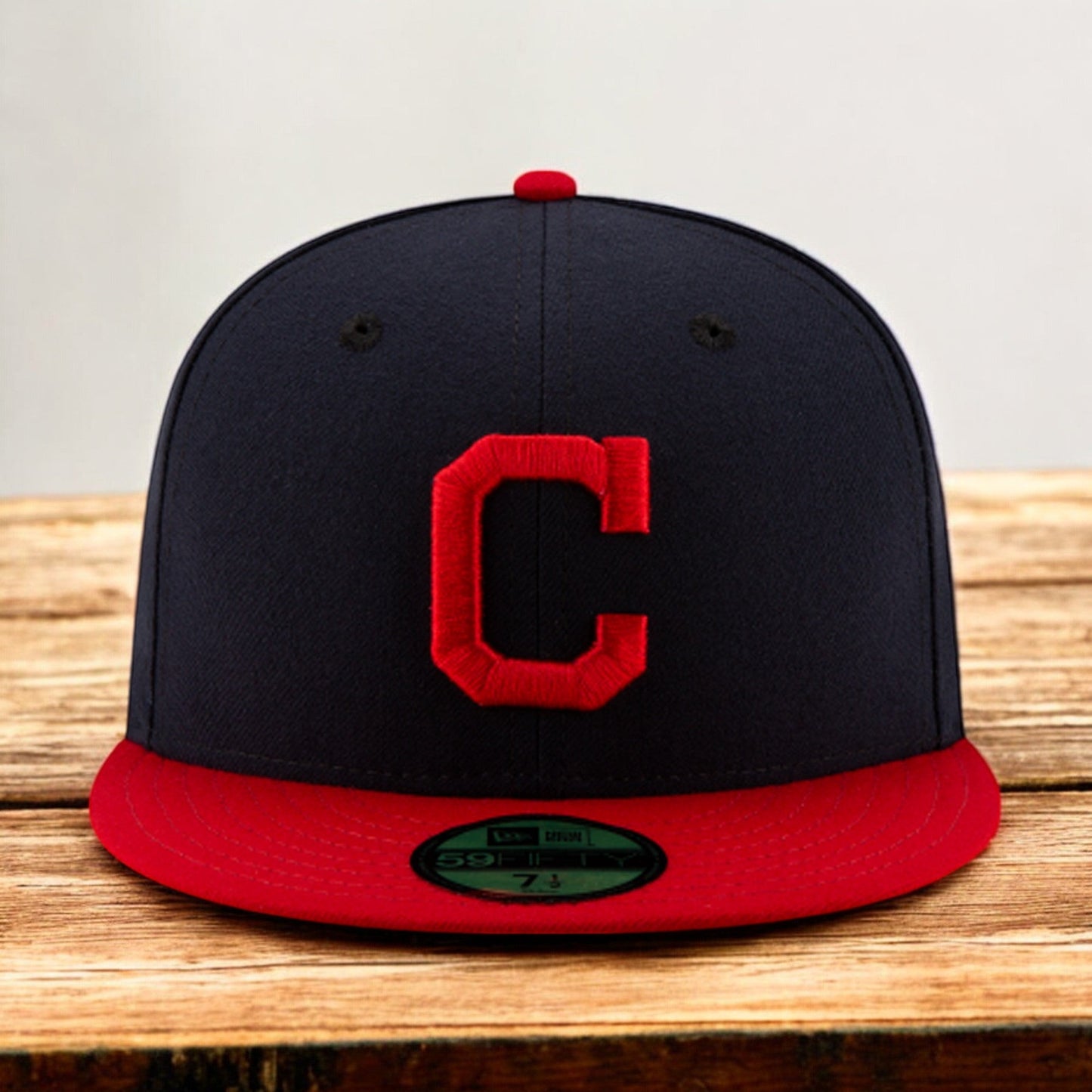 New Era Men's MLB 59Fifty Authentic Fitted Cap Indians