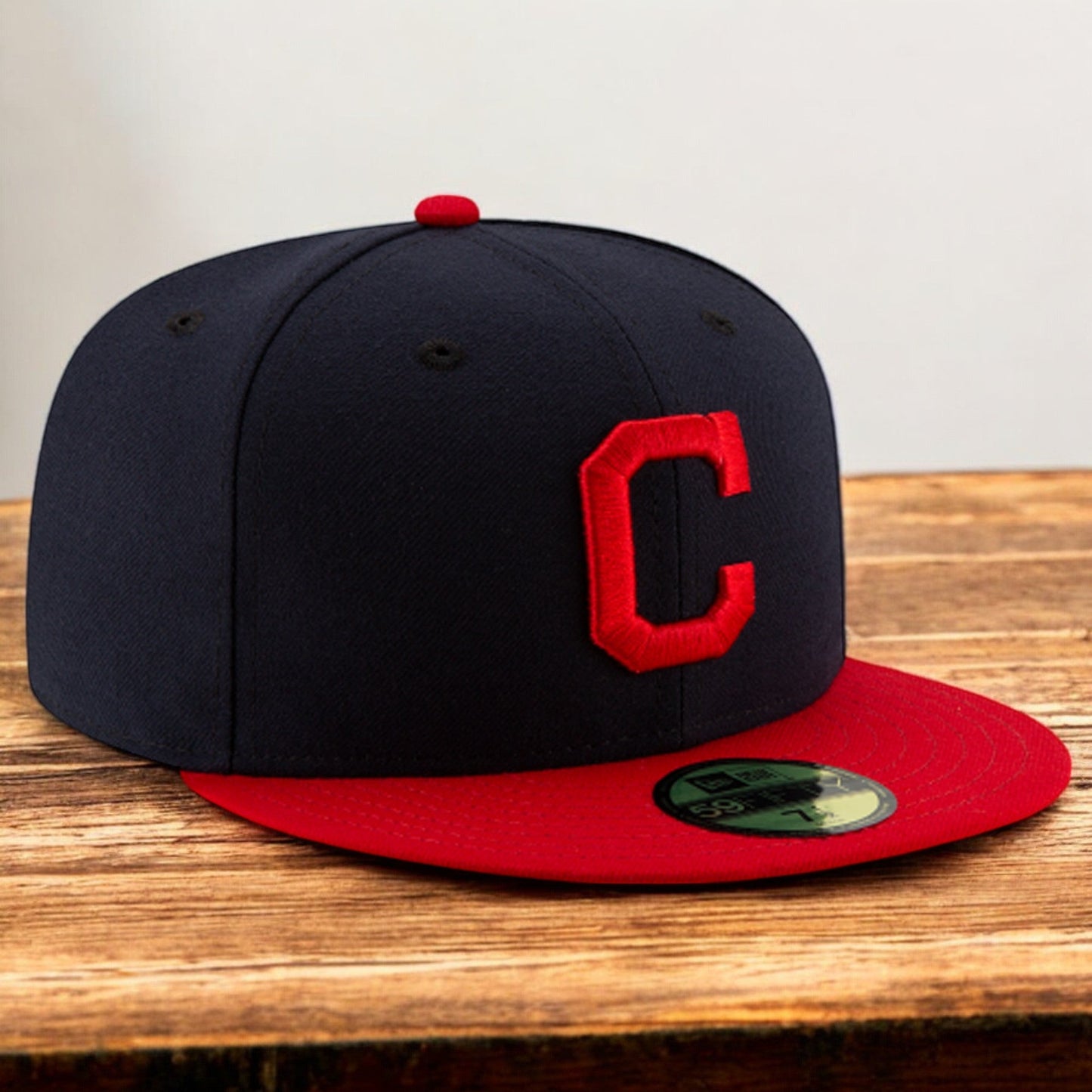 New Era Men's MLB 59Fifty Authentic Fitted Cap Indians