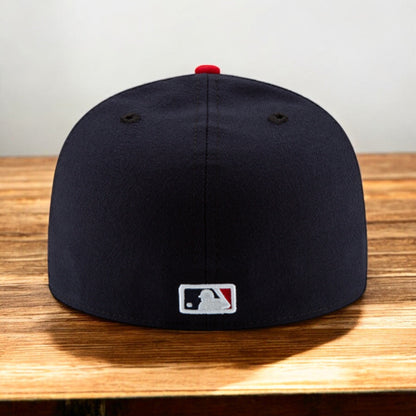 New Era Men's MLB 59Fifty Authentic Fitted Cap Indians