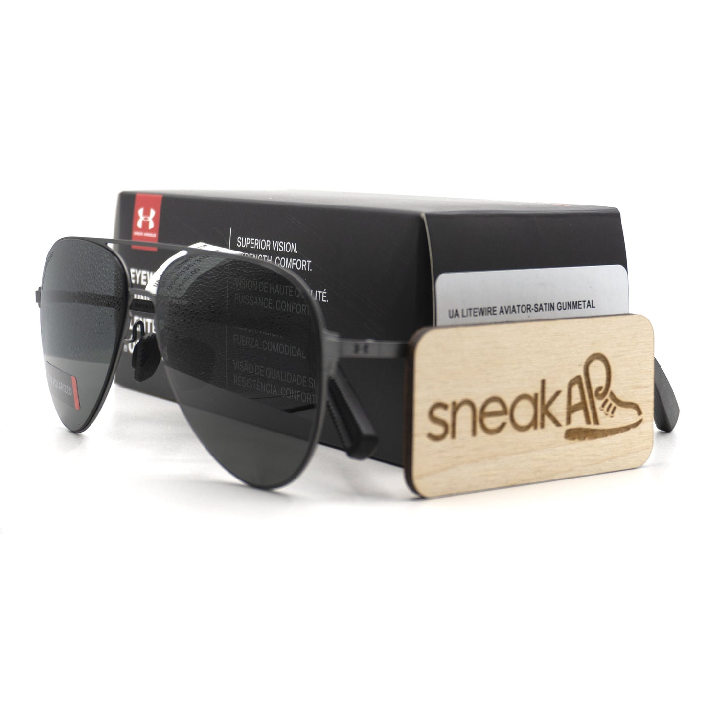 Under Armour Litewire Aviator Polarized Sunglasses