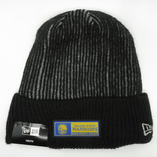 Youth New Era NBA Golden State Warriors Tech Knit Beanie