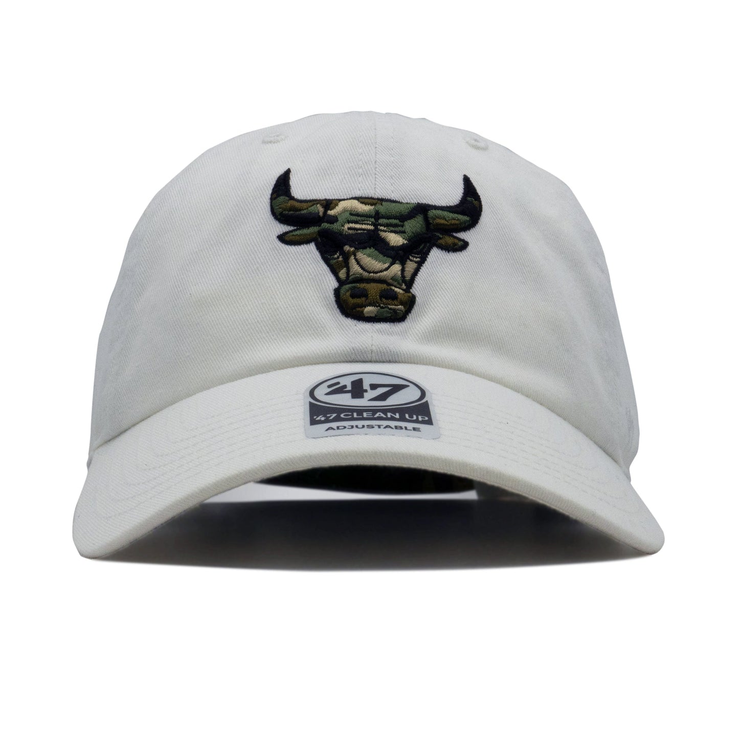 Men's 47 Brand Chicago Bulls Clean Up Strapback - White