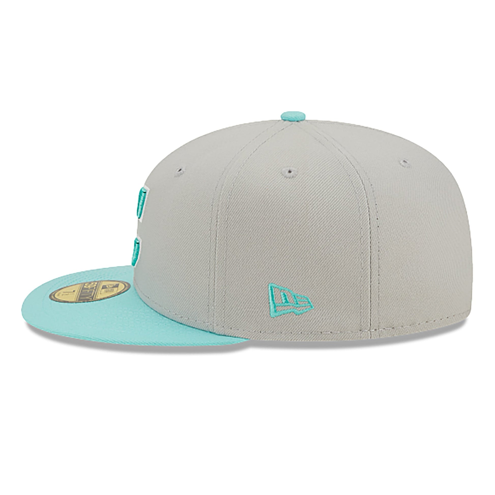 Grey/Aqua Blue-