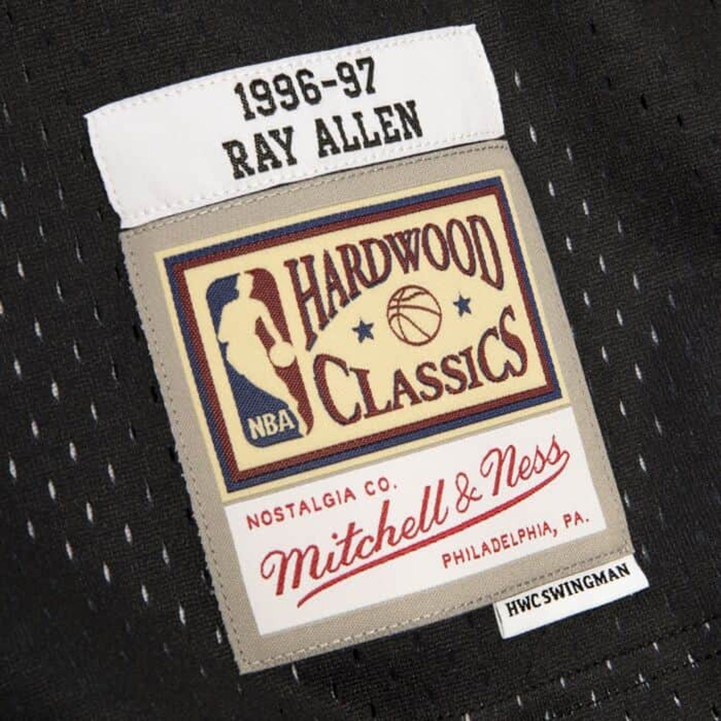 Men's Mitchell & Ness NBA Reload Swingman Jersey - Milwaukee Bucks 1996 Ray Allen