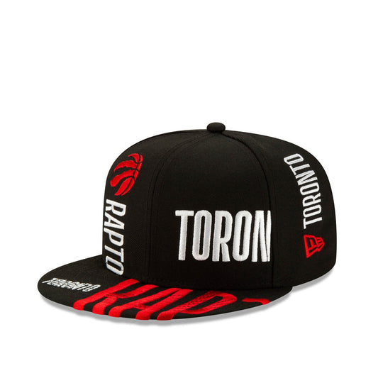 New Era Men's Toronto Raptors - Black Tipoff Series 950 Snapback Hats