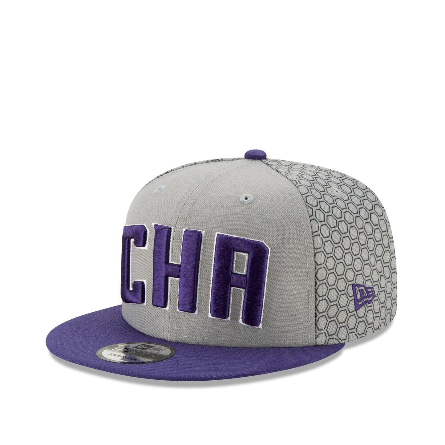 Men's New Era Charlotte Hornets - Grey/Purple City Series 950 Snapback