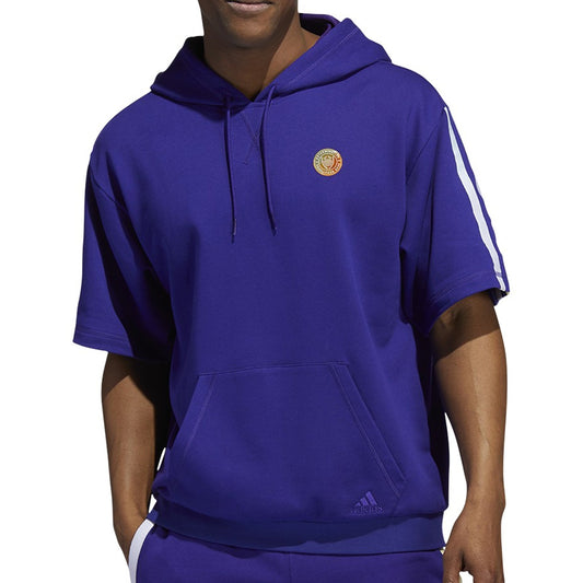adidas Men's Donovan Mitchell Short Sleeve Hoodie