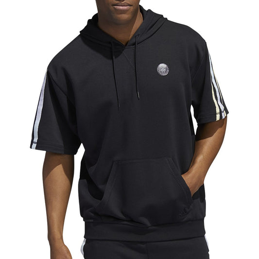 adidas Men's Donovan Mitchell Short Sleeve Hoodie