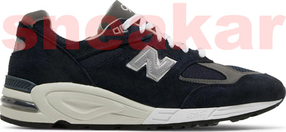 New Balance Men's 990V2 'Navy Grey' Sneakers