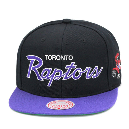 Mitchell & Ness Men's NBA Toronto Raptors Team Script 2.0 Snapback