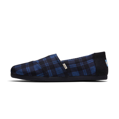 Navy Twill Check-