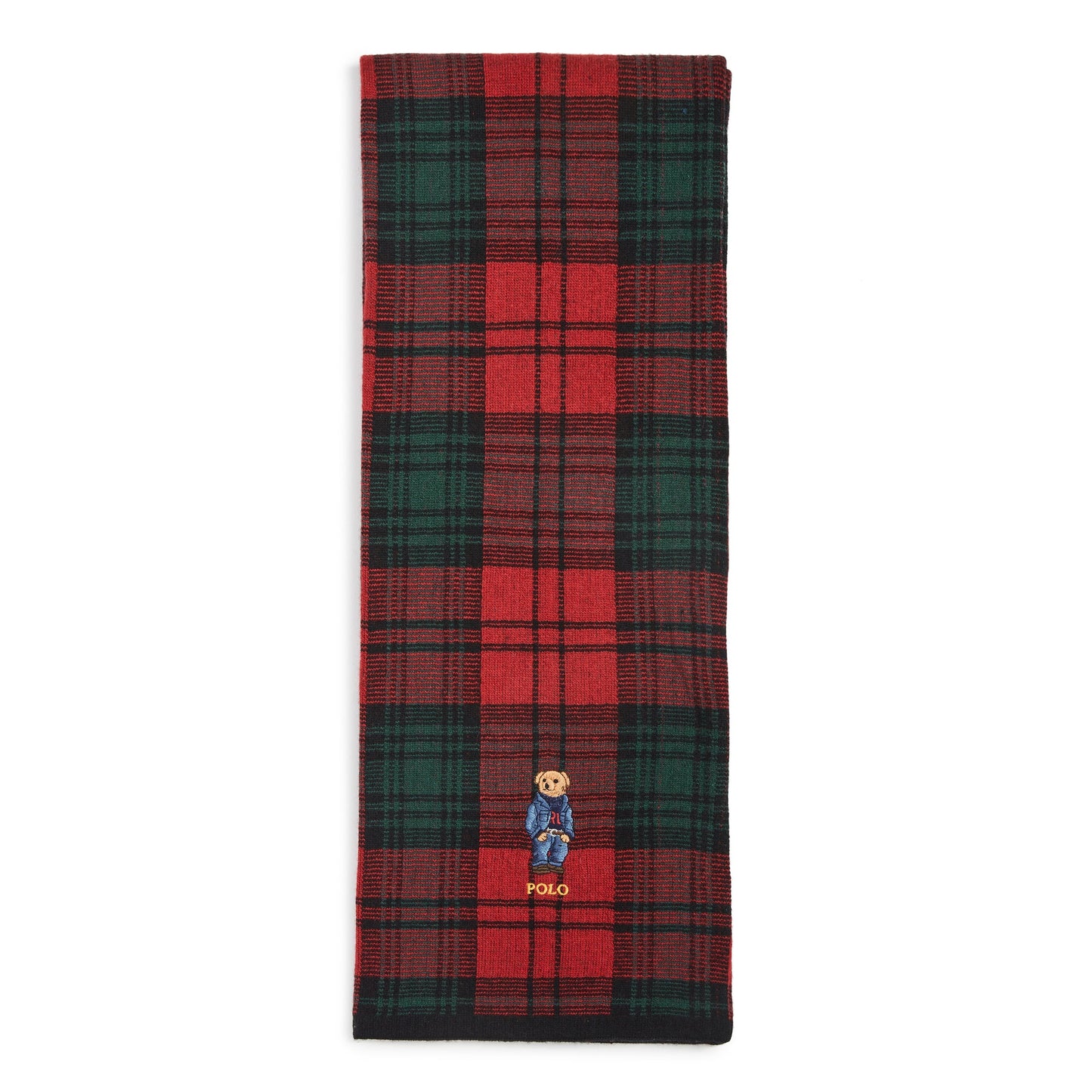 Polo Ralph Lauren Men's Plaid Bear Scarf Polos