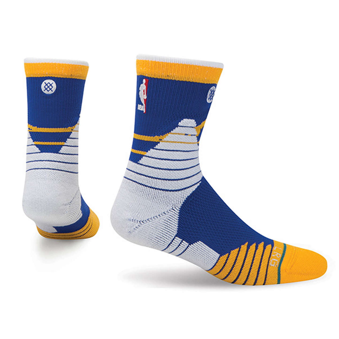 Stance Men's NBA Golden State Warriors Quarter Socks