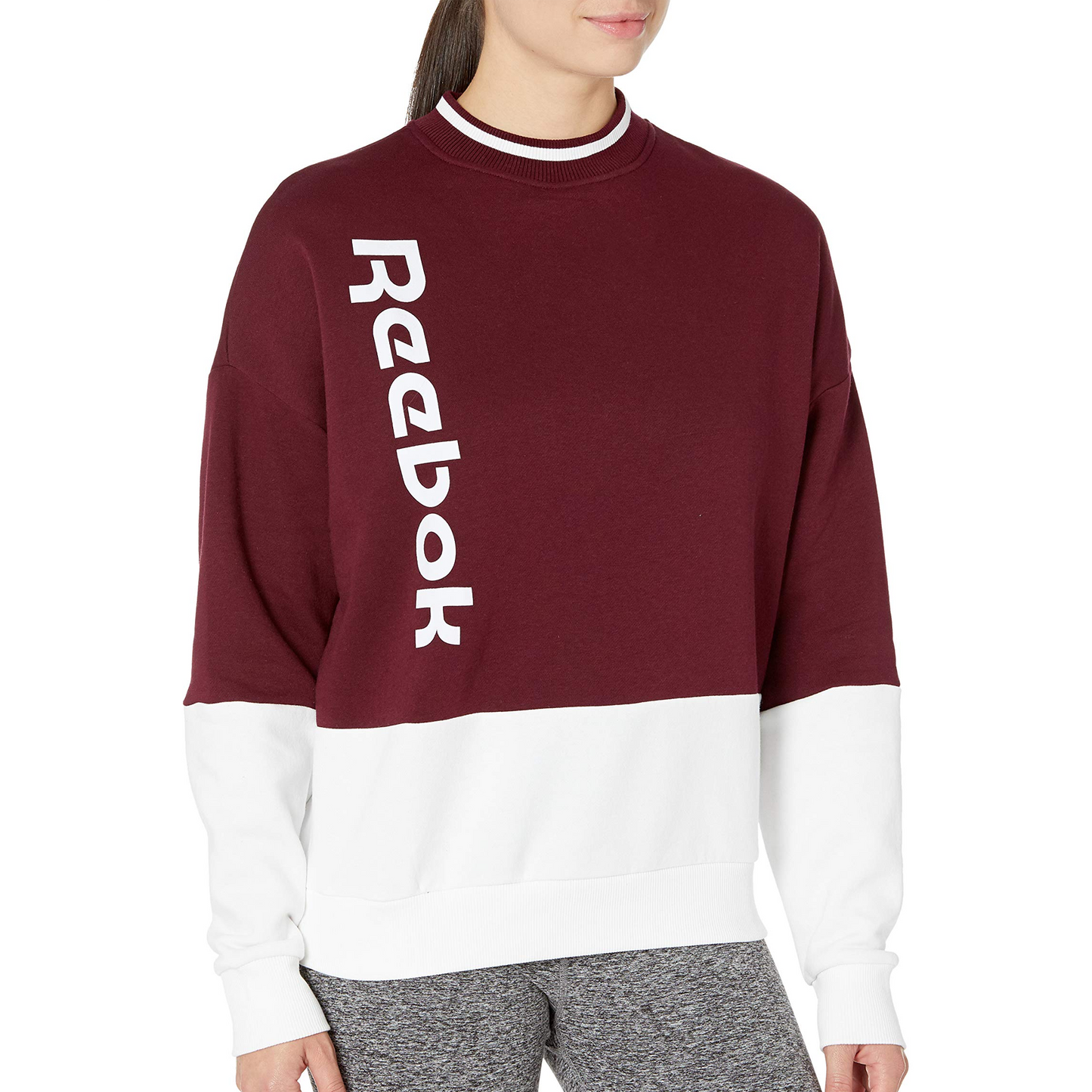 Reebok Women's Training Essentials Logo Crew Sweatshirt