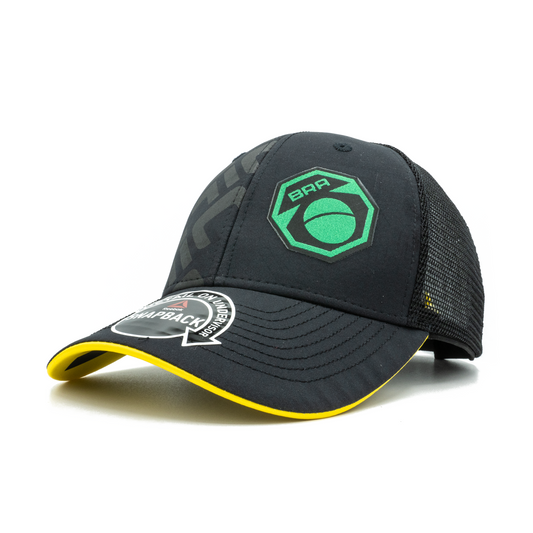 Reebok Men's UFC Brazil Mesh Trucker Snapback Hat Hats