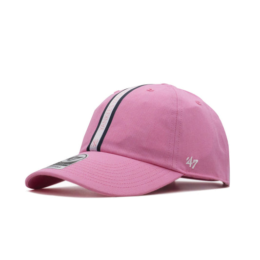 Men's 47 Brand Ny Yankees Triple Stripe Clean Up Strapback - Pink